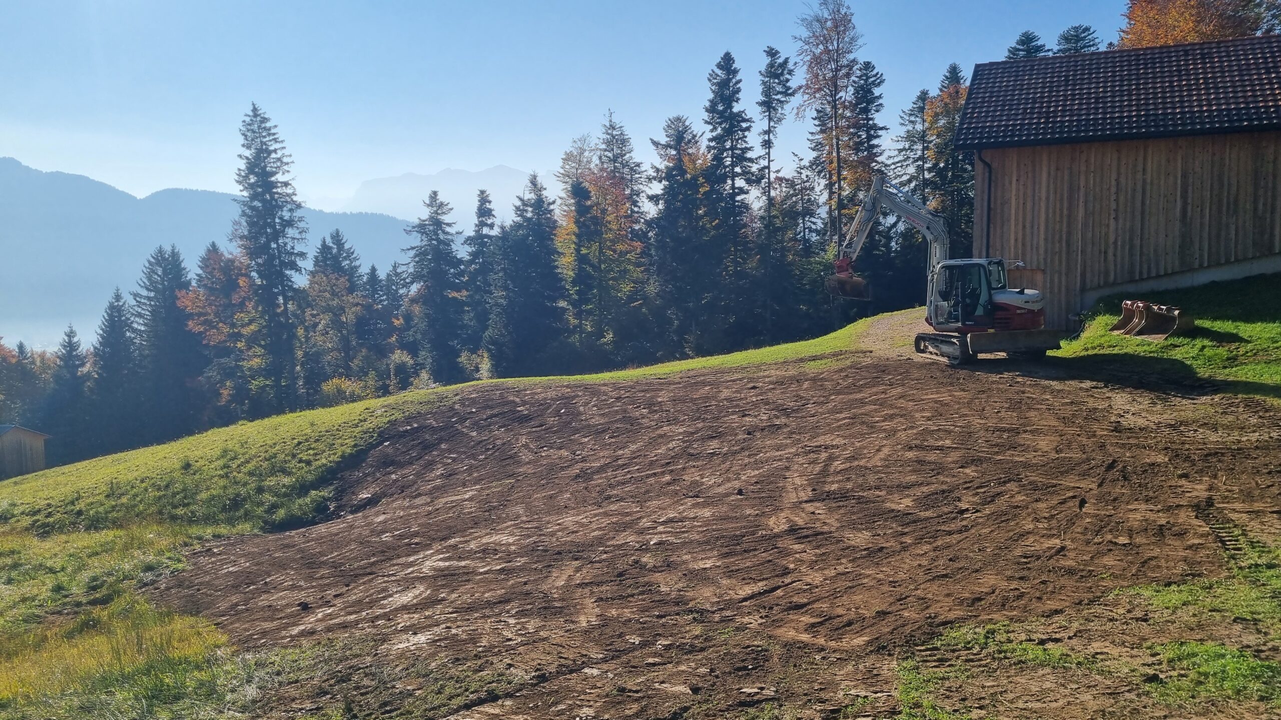 Tiefbau Arbeiten im Bregenzerwald